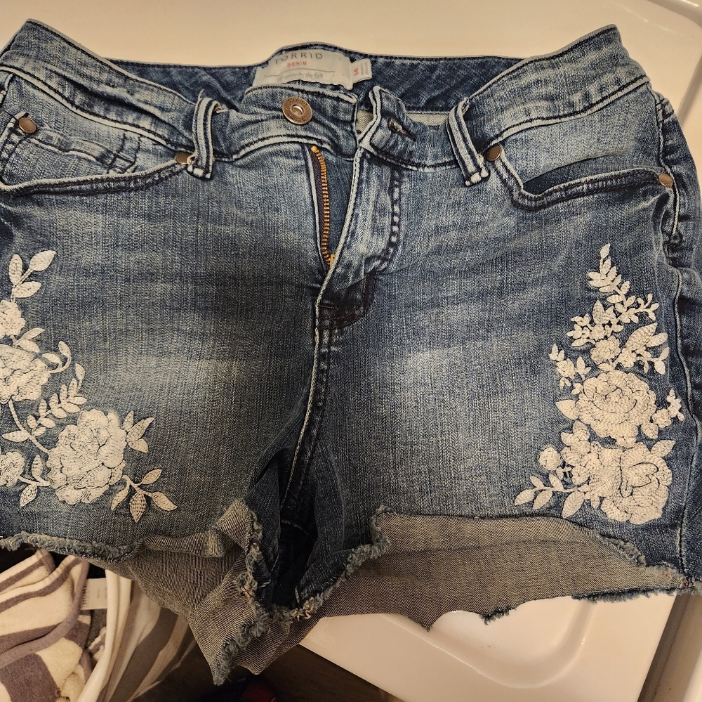 Torrid denim shorts